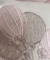 Balloon Nakışlı Pamuk Nevresim Takımı — Pembe, nakış detayı yakın plan