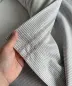 Elegant Çizgili Bambu Nevresim Takımı — Füme, kumaş dokusu yakın plan
